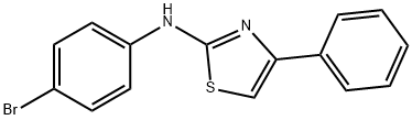 4-bromo-phenyl-(4-phenyl-thiazol-2-yl)-amine Structure