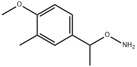 O-[1-(4-methoxy-3-methylphenyl)ethyl]hydroxylamine Structure