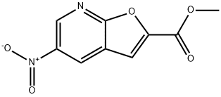 methyl 5-nitrofuro[2,3-b]pyridine-2-carboxylate Structure