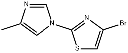 4-Bromo-2-(4-methylimidazol-1-yl)thiazole Structure