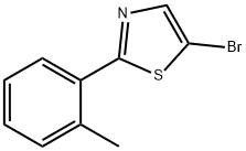 5-Bromo-2-(2-tolyl)thiazole Structure