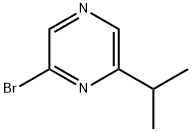 2-Bromo-6-(iso-propyl)pyrazine Structure