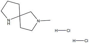7-methyl-1,7-diazaspiro[4.4]nonane dihydrochloride Structure
