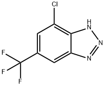 7-Chloro-5-trifluoromethyl-1H-benzotriazole Structure