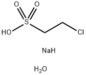 2-Chloroethanesulfonic acid sodium salt monohydrate 구조식 이미지