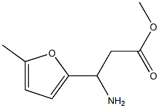 METHYL 3-AMINO-3-(5-METHYLFURAN-2-YL)PROPANOATE Structure