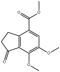 METHYL 6,7-DIMETHOXY-1-OXOINDANE-4-CARBOXYLATE Structure
