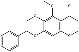 1-(4-(benzyloxy)-2,3,6-trimethoxyphenyl)ethan-1-one Structure