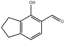 4-Hydroxy-2,3-dihydro-1H-indene-5-carbaldehyde Structure