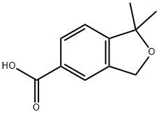 5-Isobenzofurancarboxylic acid, 1,3-dihydro-1,1-dimethyl- Structure