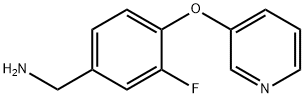 [3-fluoro-4-(pyridin-3-yloxy)phenyl]methanamine 구조식 이미지