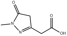 2-(1-methyl-5-oxo-4,5-dihydro-1H-pyrazol-3-yl)acetic acid Structure