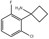 1-(2-Chloro-6-fluorophenyl)cyclobutanamine 구조식 이미지