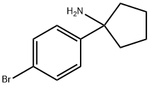 1-(4-BROMOPHENYL)CYCLOPENTAN-1-AMINE 구조식 이미지