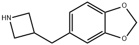 3-(2H-1,3-benzodioxol-5-ylmethyl)azetidine Structure