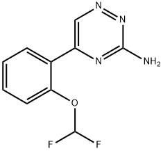 5-[2-(difluoromethoxy)phenyl]-1,2,4-triazin-3-amine Structure