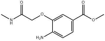 methyl 4-amino-3-[(methylcarbamoyl)methoxy]benzoate 구조식 이미지