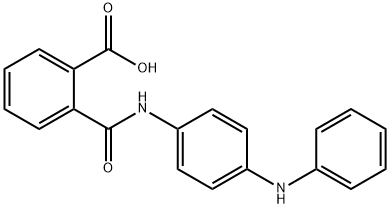 2-[(4-anilinoanilino)carbonyl]benzoic acid Structure