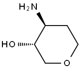 (3R,4S)-4-a미노옥산-3-올 구조식 이미지