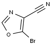 5-BROMO-1,3-OXAZOLE-4-CARBONITRILE 구조식 이미지