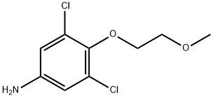 3,5-dichloro-4-(2-methoxyethoxy)aniline Structure