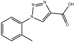 1-(2-Methylphenyl)-1H-1,2,3-triazole-4-carboxylic acid 구조식 이미지