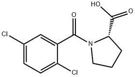 1-(2,5-dichlorobenzoyl)pyrrolidine-2-carboxylic acid Structure