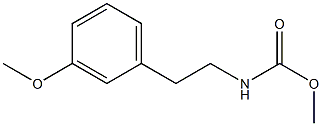 N-(methoxycarbonyl)-2-(3'-methoxyphenyl)ethylamine 구조식 이미지