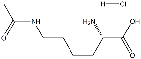 N-epsilon-Acetyl-L-lysine hydrochloride Structure