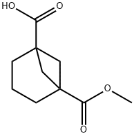 5-(methoxycarbonyl)bicyclo[3.1.1]heptane-1-carboxylic acid Structure