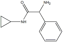 2-amino-N-cyclopropyl-2-phenylacetamide 구조식 이미지