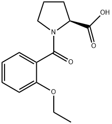 1-(2-ethoxybenzoyl)pyrrolidine-2-carboxylic acid Structure