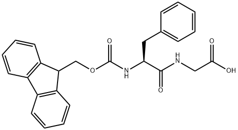 N-Fmoc-DL-phenylalanyl-glycine Structure