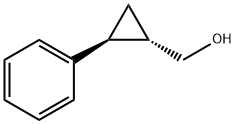 Cyclopropanemethanol, 2-phenyl-, (1S,2S)- 구조식 이미지