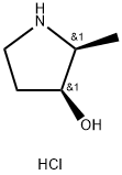 (2S,3S)-2-methylpyrrolidin-3-ol hydrochloride 구조식 이미지