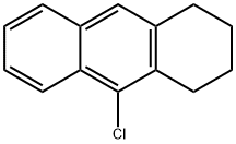 Anthracene, 9-chloro-1,2,3,4-tetrahydro- Structure