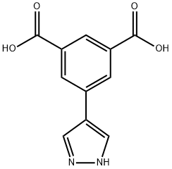 5-(1H-pyrazol-4-yl)isophthalic acid 구조식 이미지