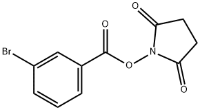 Succinimidyl 3-bromobenzoate 구조식 이미지