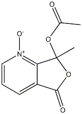 7-(acetyloxy)-7-methyl-5-oxo-5H,7H-furo[3,4-b]pyridin-1-ium-1-olate Structure