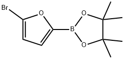 2-(5-BROMOFURAN-2-YL)-4,4,5,5-TETRAMETHYL-1,3,2-DIOXABOROLANE Structure