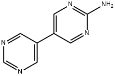 2-Amino-5-(5-pyrimidyl)pyrimidine Structure