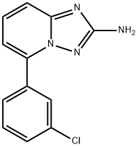 5-(3-chlorophenyl)-[1,2,4]triazolo[1,5-a]pyridin-2-amine Structure