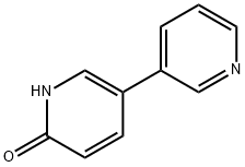 2-Hydroxy-5-(3-pyridyl)pyridine 구조식 이미지