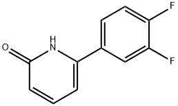 2-Hydroxy-6-(3,4-difluorophenyl)pyridine Structure