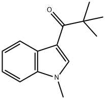 2,2-dimethyl-1-(1-methyl-1H-indol-3-yl) propan-1-one 구조식 이미지