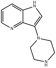 3-(piperazin-1-yl)-1H-pyrrolo[3,2-b]pyridine Structure