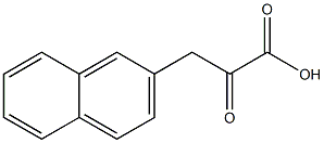 3-(naphthalen-2-yl)-2-oxopropanoic acid Structure