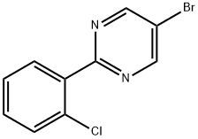 5-Bromo-2-(2-chlorophenyl)pyrimidine 구조식 이미지