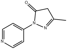 3-methyl-1-(pyridin-4-yl)-4,5-dihydro-1H-pyrazol-5-one Structure
