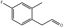 Benzeneacetaldehyde, 4-fluoro-2-methyl- Structure